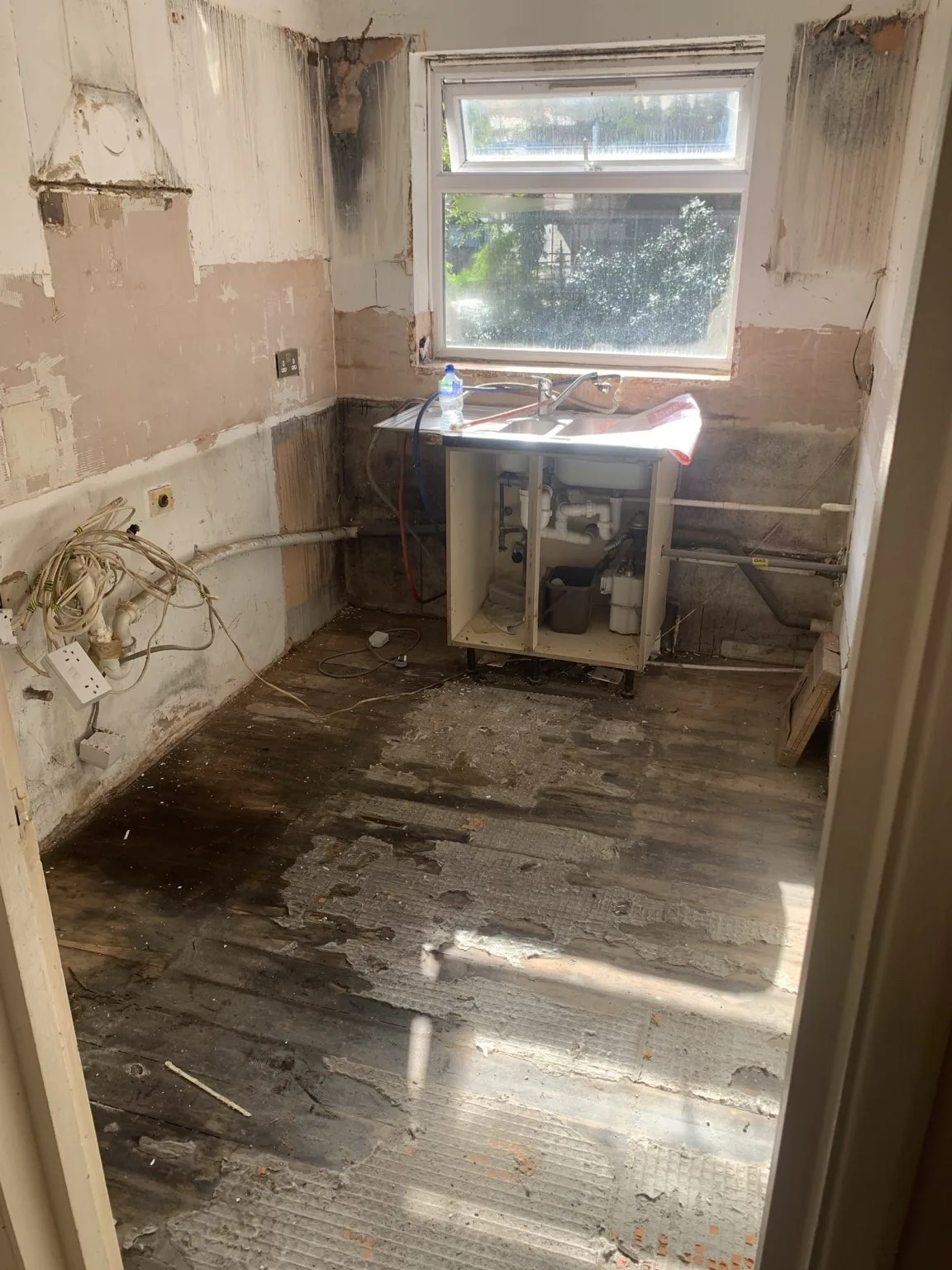 Kitchen after rip-out